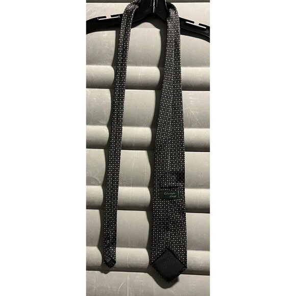 Eduardo Lugi 100% Silk Gray Dot Tie Made in Italy 61.5x3.5‎ - Picture 3 of 5